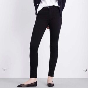 J Brand Maria jeans‎ size 25 Classic Black high rise causal ankle Skinny Jeans